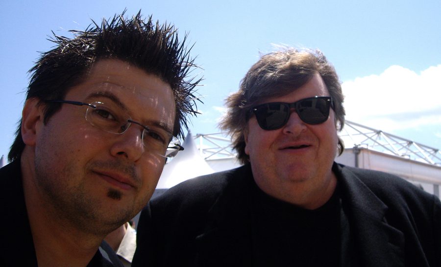 40A-2008 con Michael Moore, Cannes