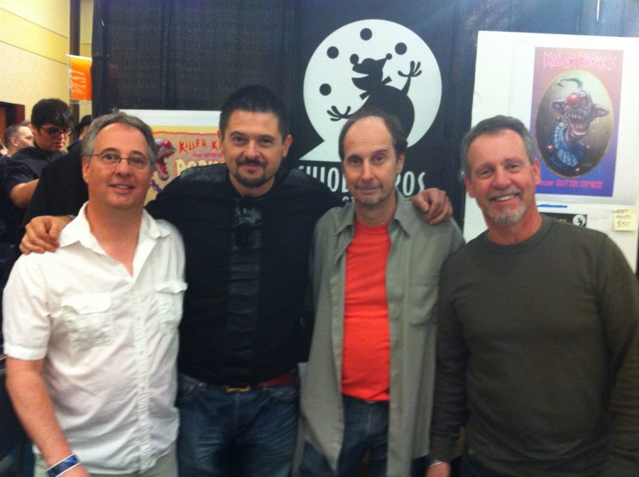 con Chiodo Bros, Burbank, 2011