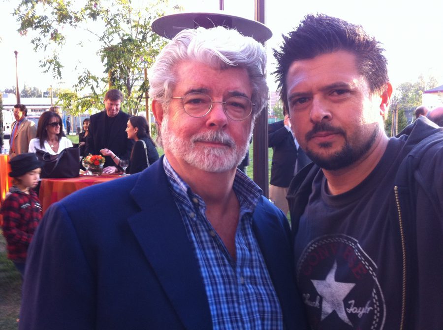 con George Lucas, 2011 copia