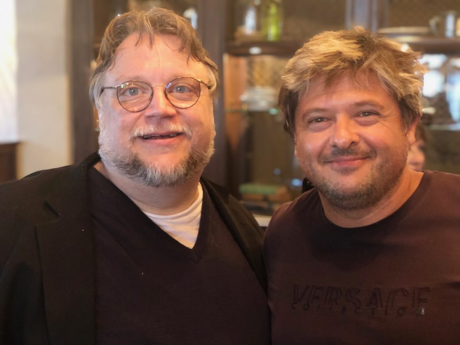 Guillermo del Toro and Julian Lara