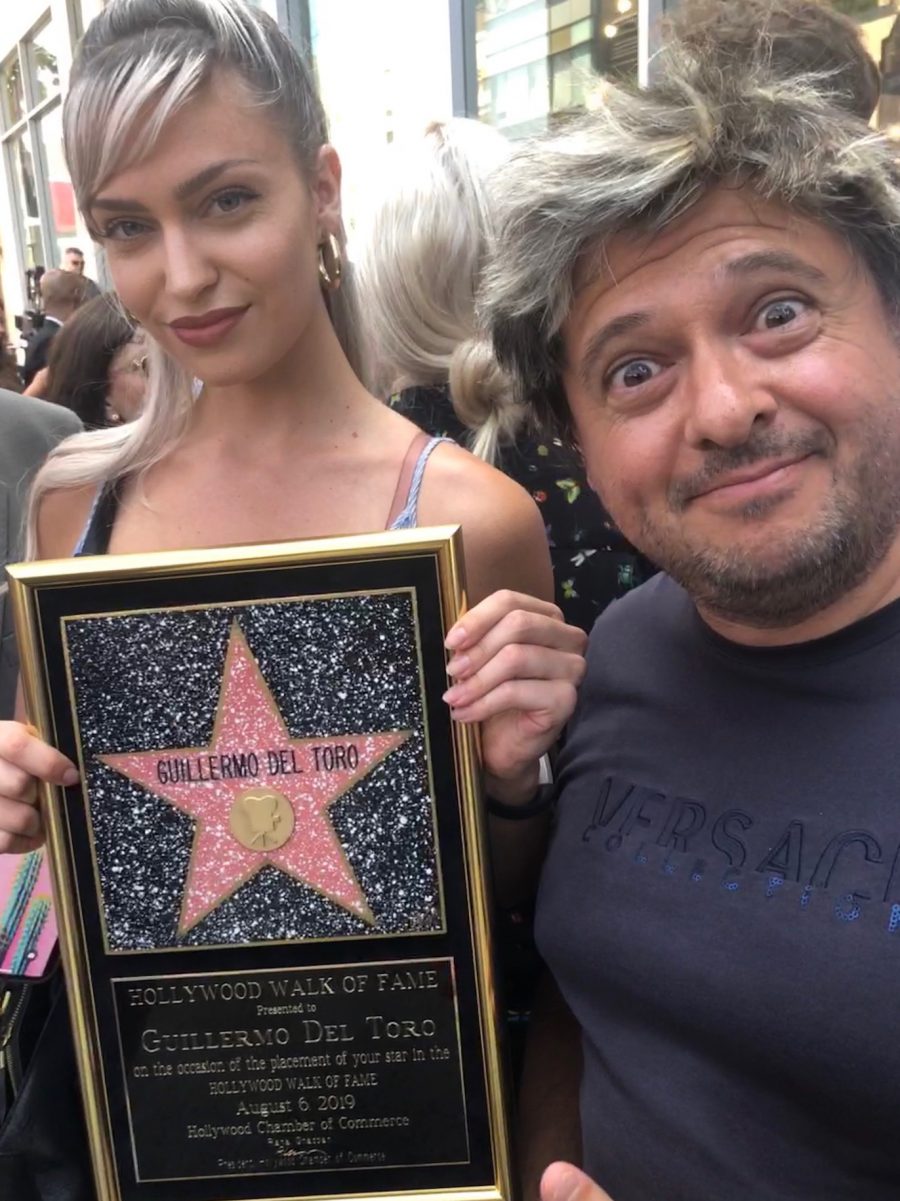 Julian Lara and Teddy Fontana with Guillermo del Toro Star